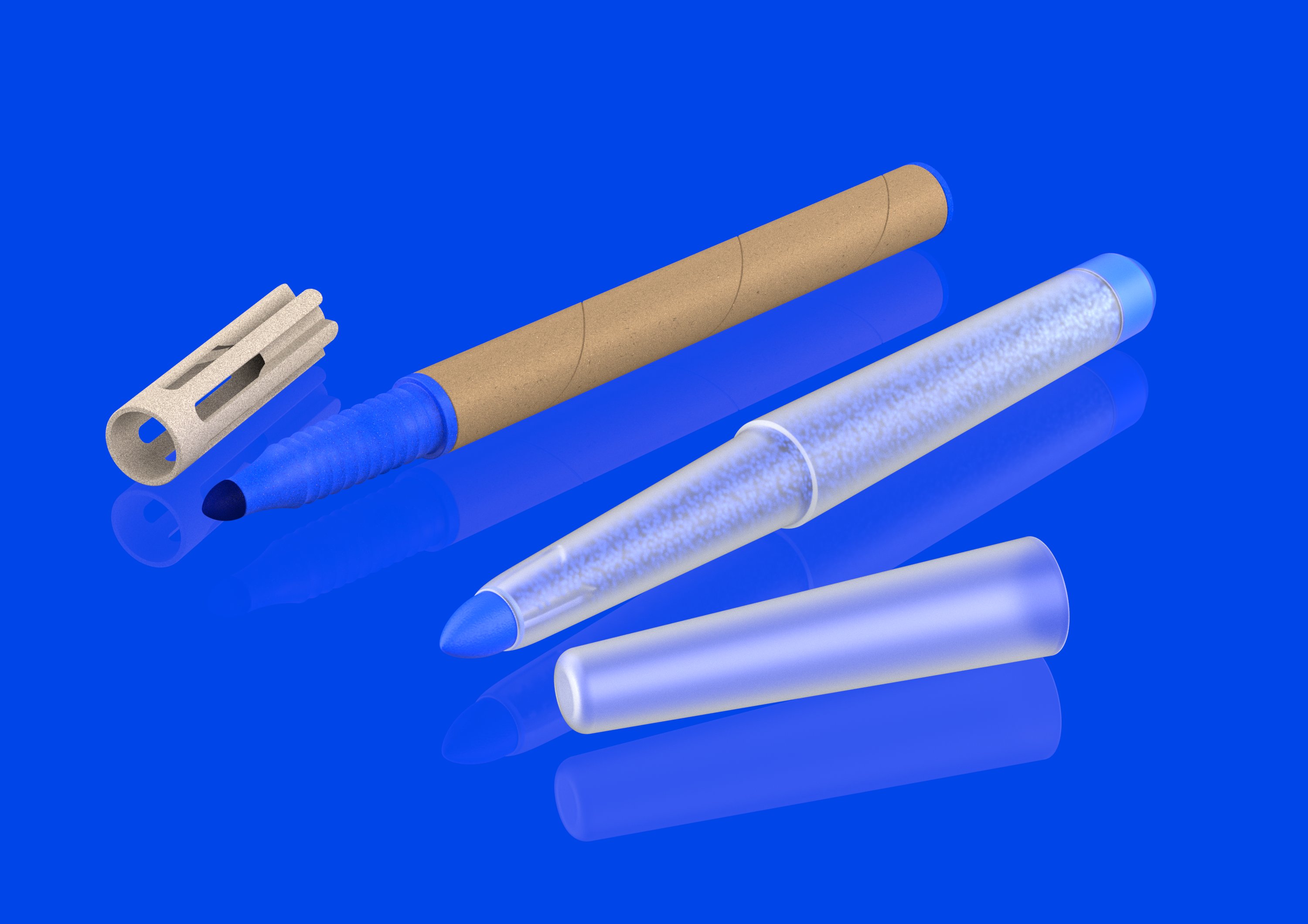 biopen — Materialrecherche: Zellulose und PHA