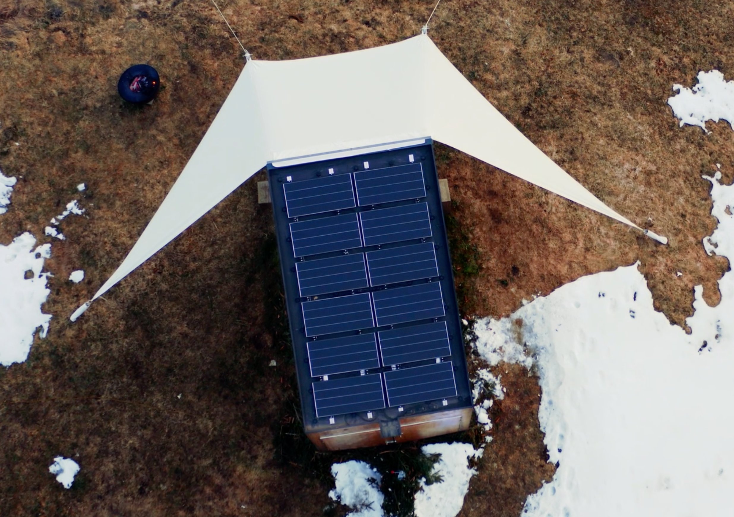 mySaess Draufsicht mit Solarpanels